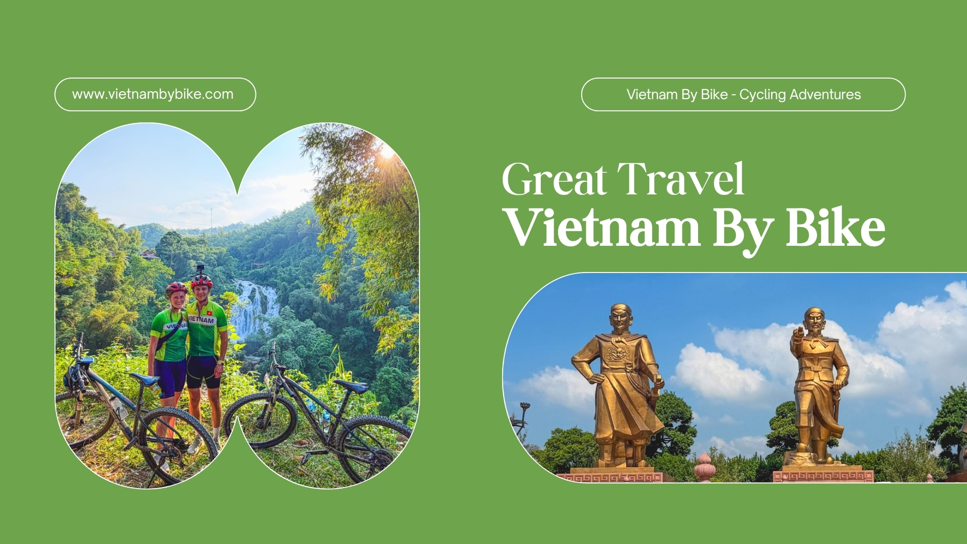 Mrs. Bich Dao exploring rural bike routes with Vietnam By Bike